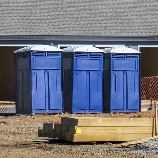 are there any restrictions on what items can be disposed of in the porta potties in Orrtanna